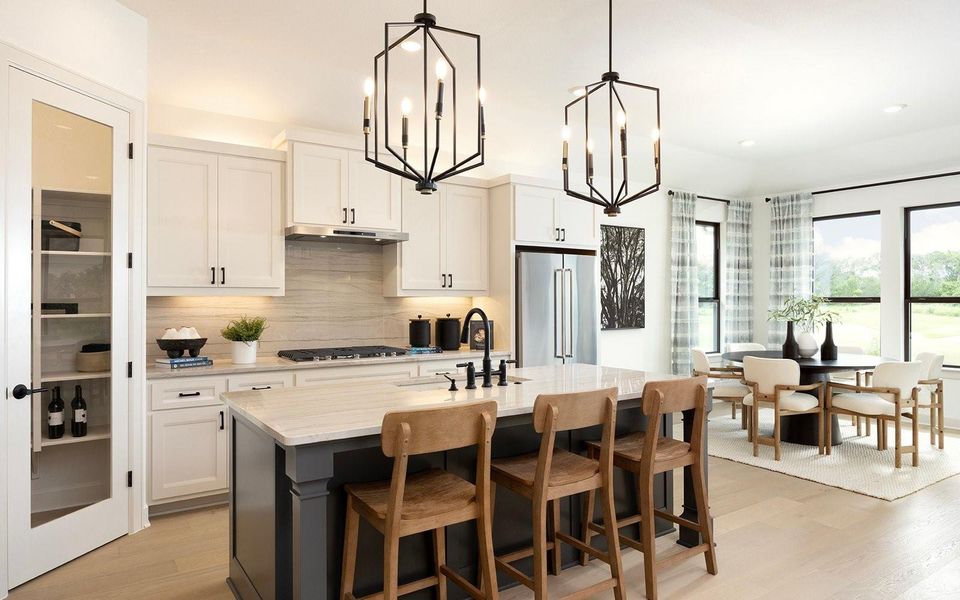 Furnished interior view inside a new home in Midline, Webster (Image 6).