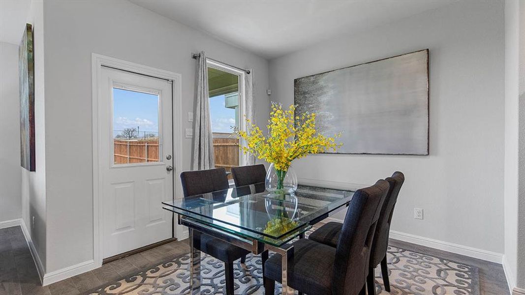 Furnished interior view inside a new home in , Boyd (Image 10).