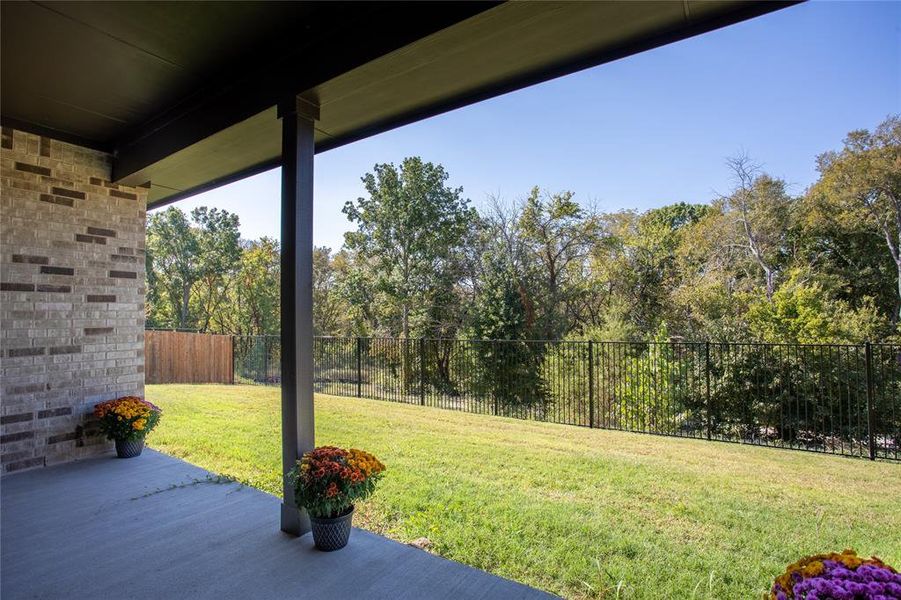 View of yard featuring a patio area