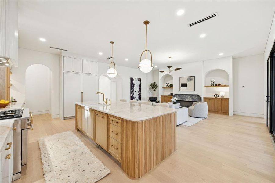 Furnished interior view inside a new home in , Dallas (Image 10).
