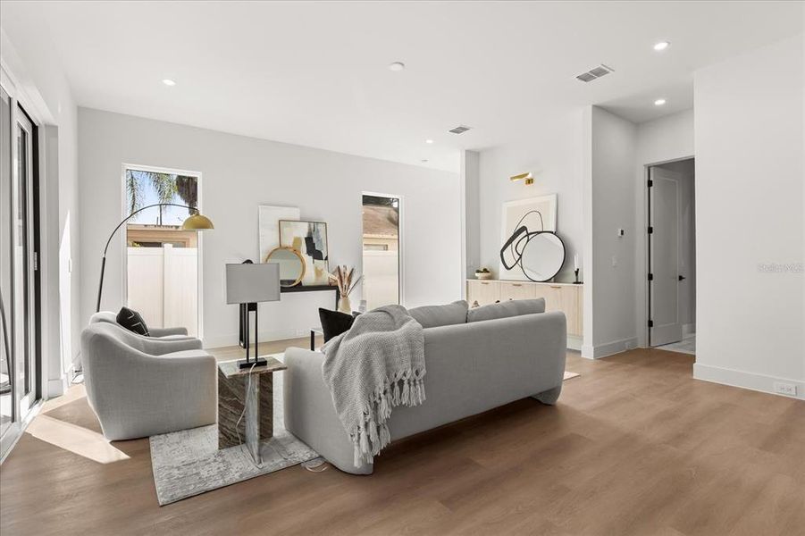 Furnished interior view inside a new home in , Orlando (Image 6). Furnished interior view inside a new home in , Orlando (Image 6).