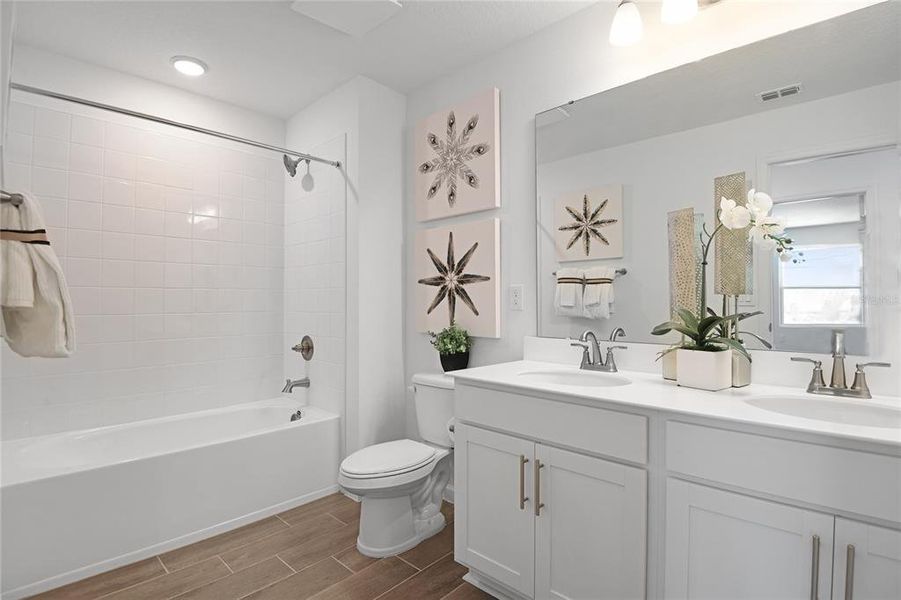 Furnished interior view inside a new home in Seaport Village, Tavares (Image 7).