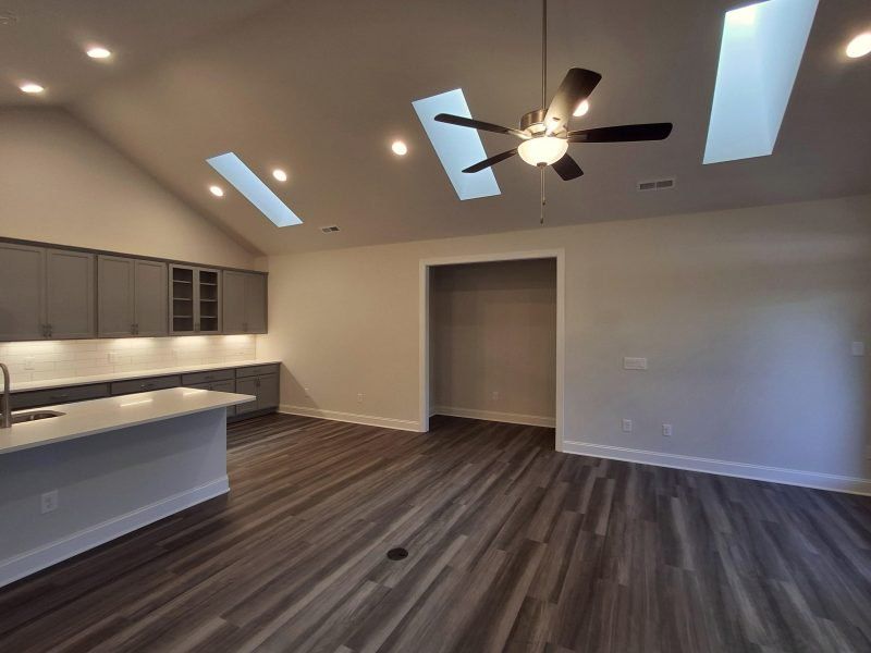 Spacious, unfurnished interior of a new home in Weybridge, Burlington (Image 16). Spacious, unfurnished interior of a new home in Weybridge, Burlington (Image 16).