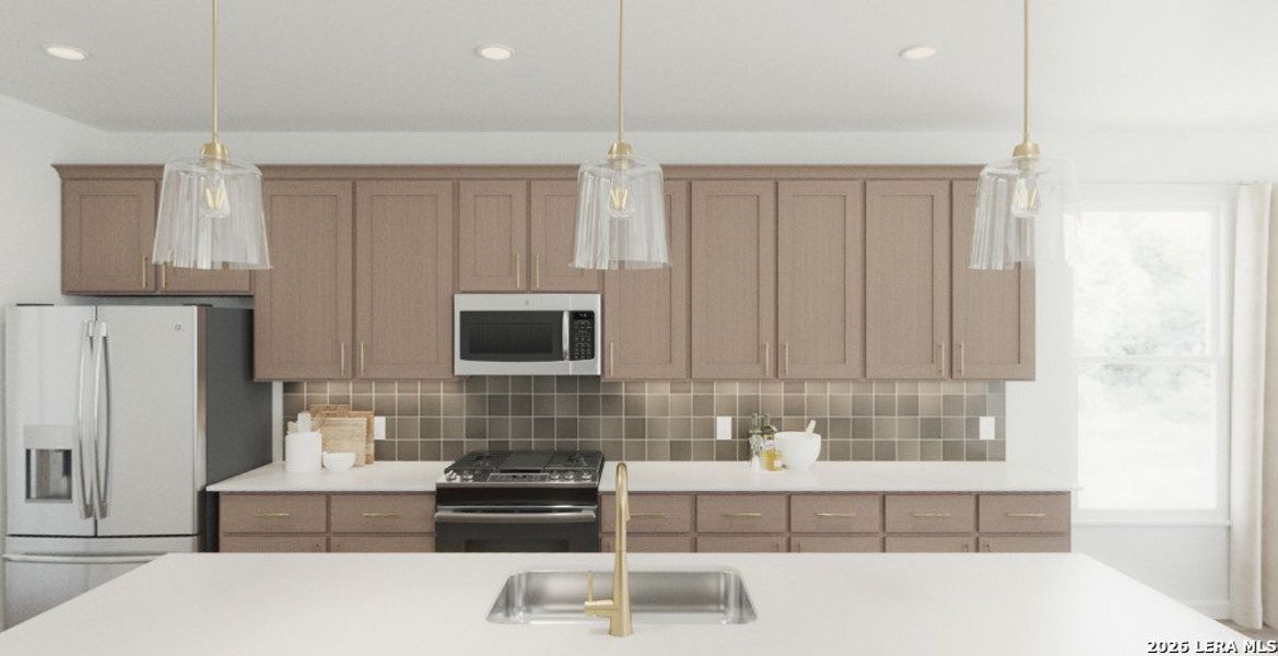 Furnished interior view inside a new home in Saddlebrook Ranch, Schertz (Image 4). Furnished interior view inside a new home in Saddlebrook Ranch, Schertz (Image 4).