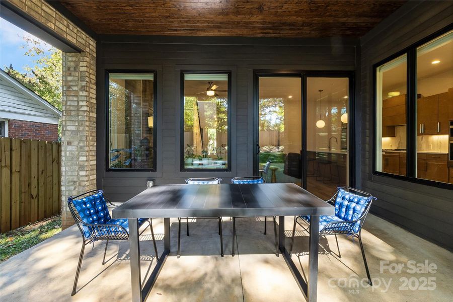 Exterior details and patio area of a home in , Charlotte (Image 22).