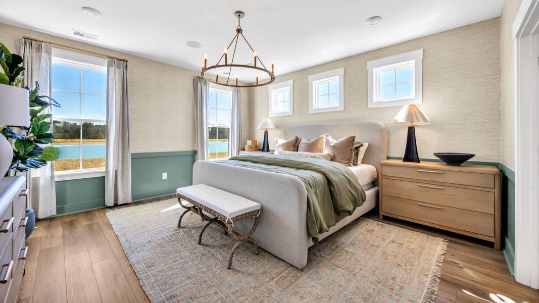 Representative furnished interior of a home built from the Lighthouse by DRB Homes in Chestnut Farms, Longs (Image 19).