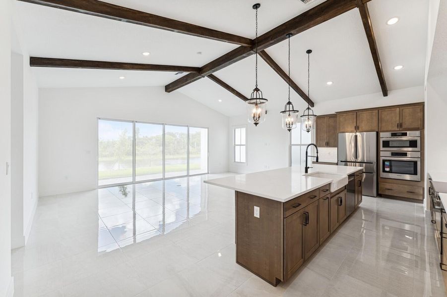 Kitchen, Great Room & Dining Area Kitchen, Great Room & Dining Area