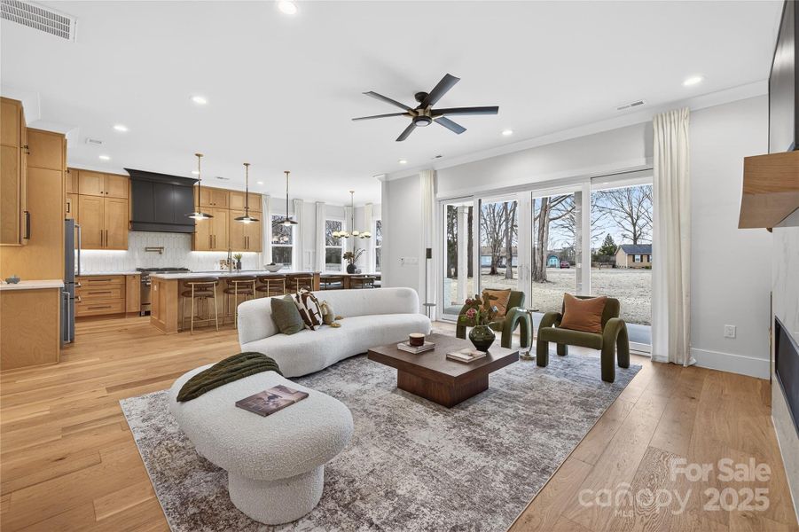 Furnished interior view inside a new home in , Indian Trail (Image 34).