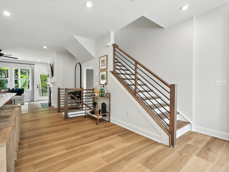 Spacious, unfurnished interior of a new home in Archer Row, Charlotte (Image 21). Spacious, unfurnished interior of a new home in Archer Row, Charlotte (Image 21).