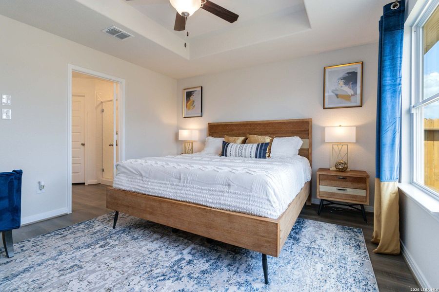 Furnished interior view inside a new home in Applewhite Meadows, San Antonio (Image 10). Furnished interior view inside a new home in Applewhite Meadows, San Antonio (Image 10).