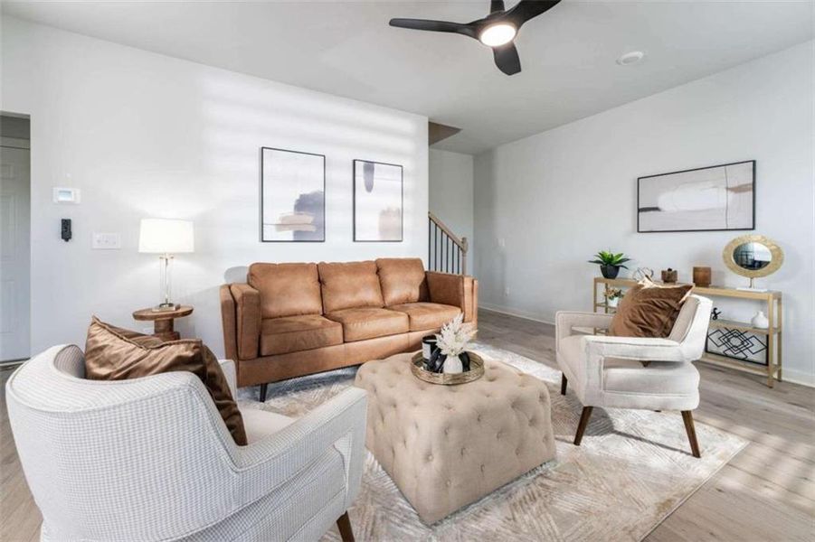 Furnished interior view inside a new home in Southern Hills, McDonough (Image 15).