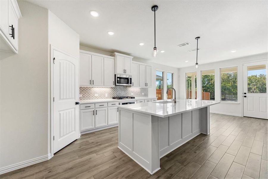 Furnished interior view inside a new home in Morningstar, Aledo (Image 8). Furnished interior view inside a new home in Morningstar, Aledo (Image 8).