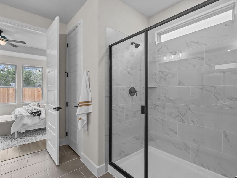 Furnished interior view inside a new home in The Reserve at Potranco Oaks, Castroville (Image 41).