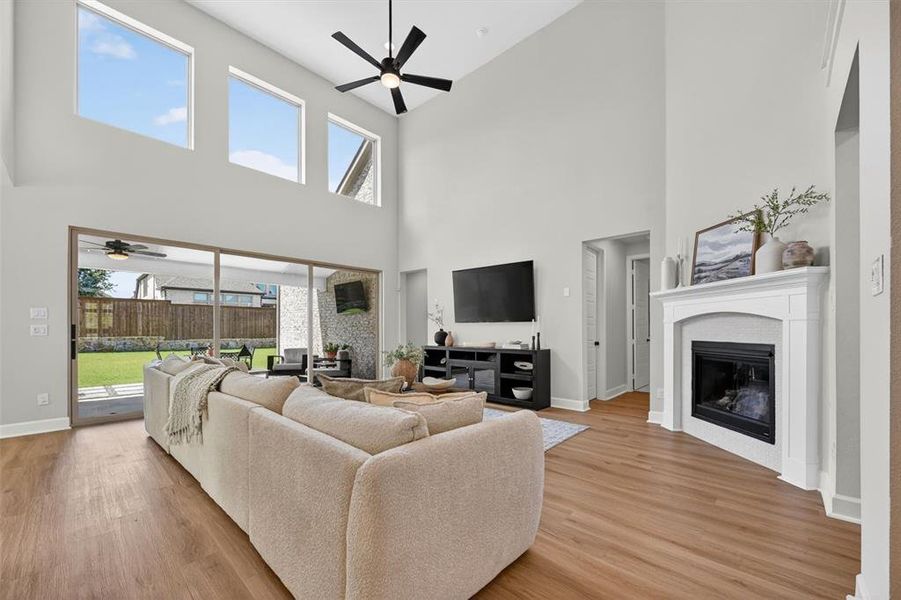 Furnished interior view inside a new home in The Parks at Wilson Creek, Celina (Image 12).