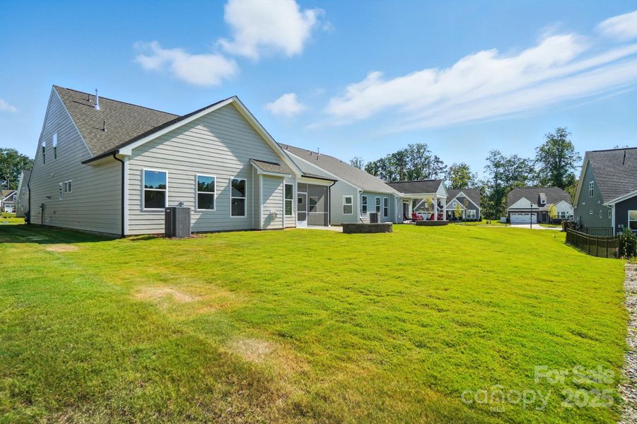 Front exterior of a new home in Heritage - 55+ Community, Indian Trail, NC, highlighting curb appeal (Image 25). Front exterior of a new home in Heritage - 55+ Community, Indian Trail, NC, highlighting curb appeal (Image 25).