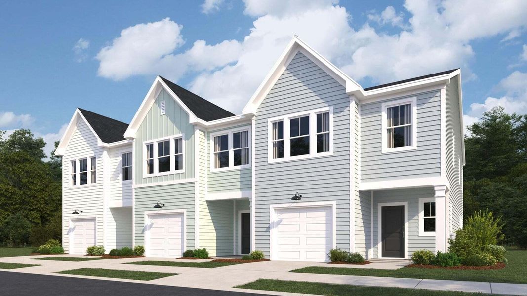 Front exterior of a new home in , Summerville, SC, highlighting curb appeal (Image 1).