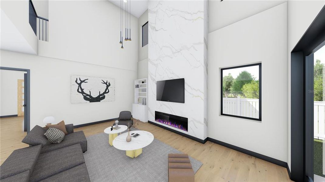 Furnished interior view inside a new home in , Tampa (Image 13).