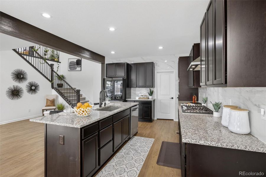 Furnished interior view inside a new home in , Parker (Image 11).