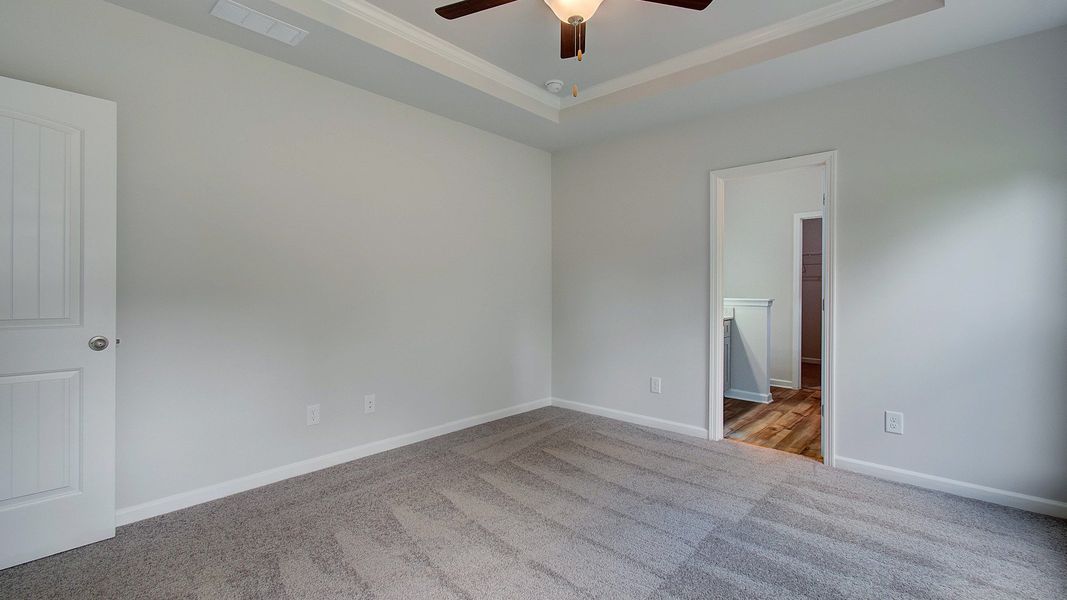 Representative furnished interior of a home built from the Emma by DRB Homes in Enclave at Evergreen, Fairburn (Image 4).