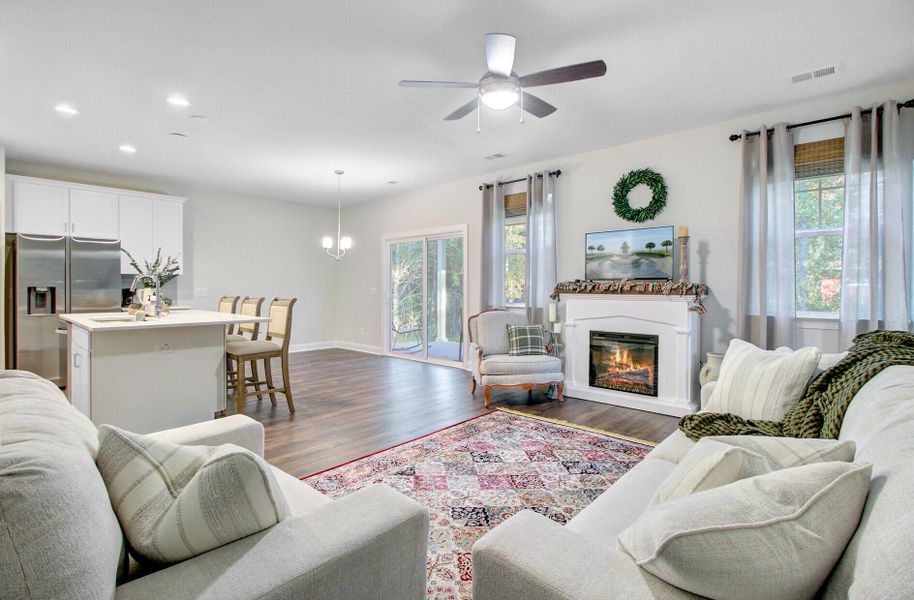Furnished interior view inside a new home in , St. Stephen (Image 11).