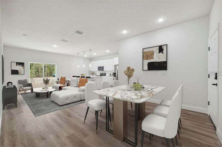 Furnished interior view inside a new home in , Dunnellon (Image 14).