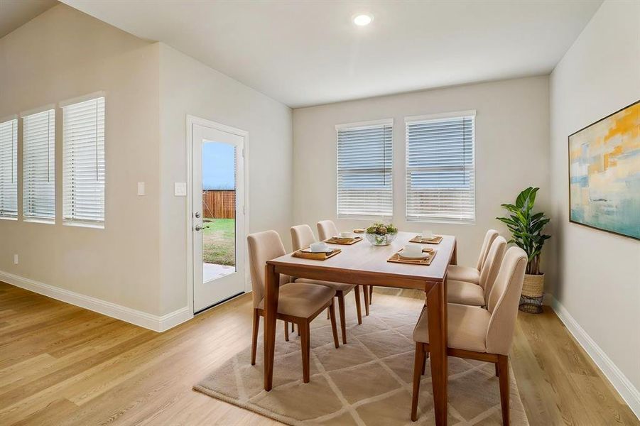 Photo is not of the actual home, but is an inspirational photo of builder’s model home and may depict options, furnishings, and/or decorator features that are not included.