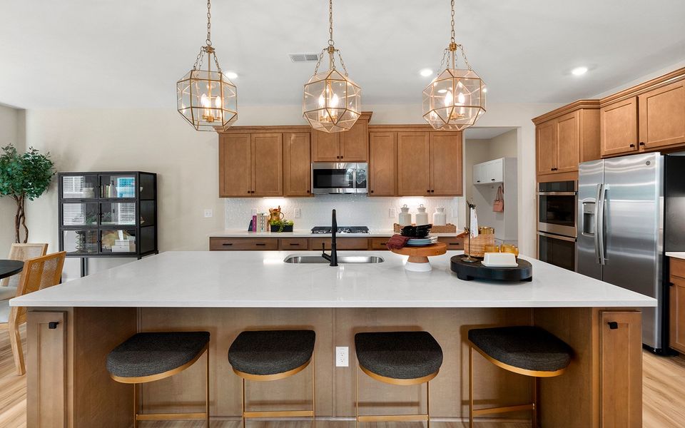 Representative furnished interior of a home built from the Webster II - Vanguard Collection by Mungo Homes in Windsor Forest, Anderson (Image 4).