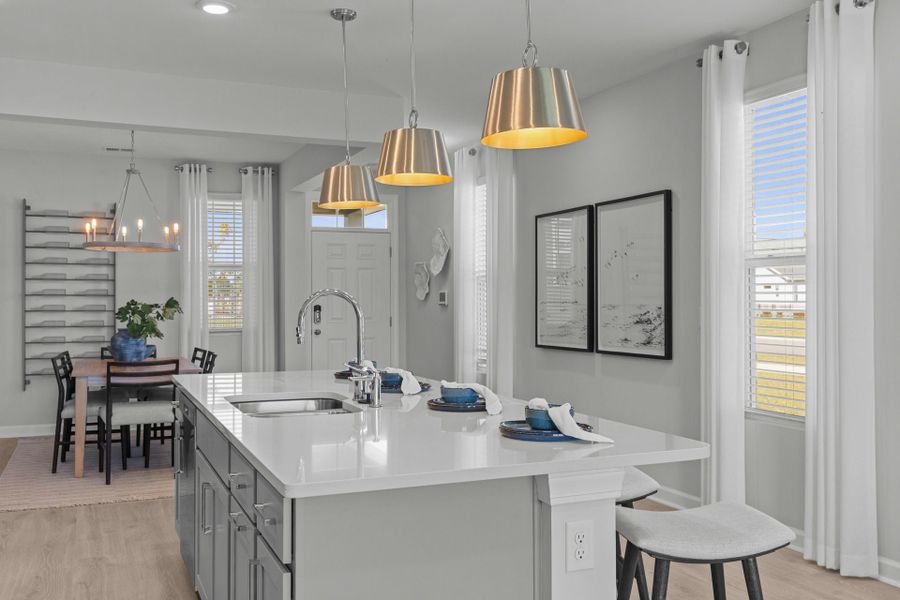 Representative furnished interior of a home built from the The Orchid by Chesapeake Homes in Coastal Club of the Carolinas, Calabash (Image 25).