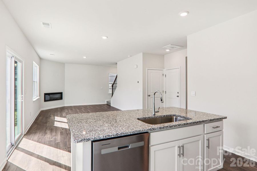 Furnished interior view inside a new home in Rydele Heights, Asheville (Image 7). Furnished interior view inside a new home in Rydele Heights, Asheville (Image 7).