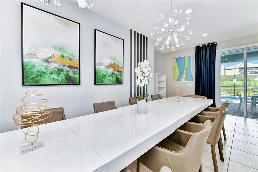Furnished interior view inside a new home in Windsor Island Resort, Davenport (Image 61). Furnished interior view inside a new home in Windsor Island Resort, Davenport (Image 61).