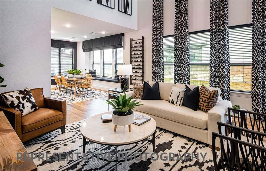 Furnished interior view inside a new home in Goodland, Midlothian (Image 13).