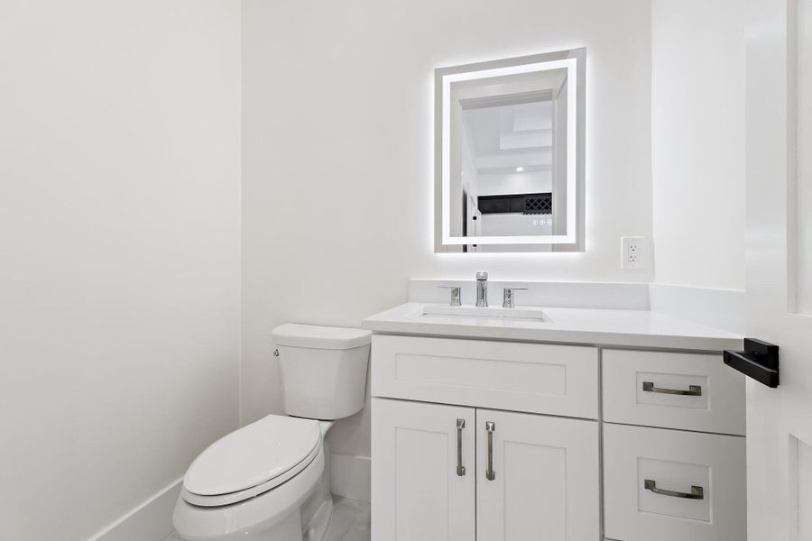 Furnished interior view inside a new home in , Jupiter (Image 37).