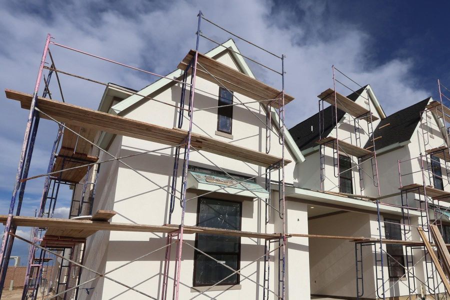 In-progress construction of a new home in Dunham Pointe, Cypress, TX (Image 38). In-progress construction of a new home in Dunham Pointe, Cypress, TX (Image 38).