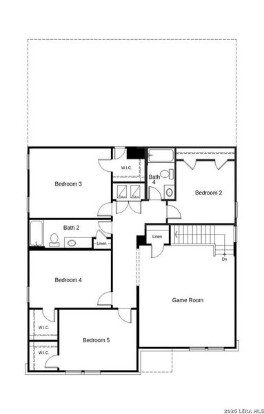 2D floor plan layout of this home in , Boerne, TX (Image 3).