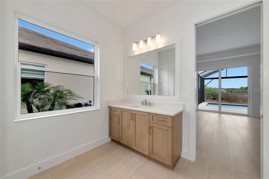 Furnished interior view inside a new home in , Sarasota (Image 15).