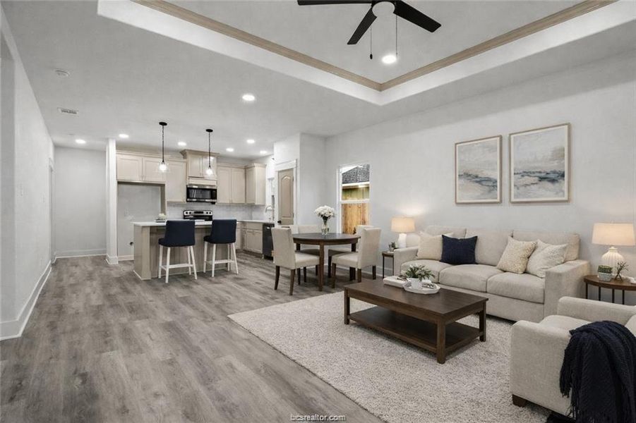 Furnished interior view inside a new home in , Bryan (Image 5).