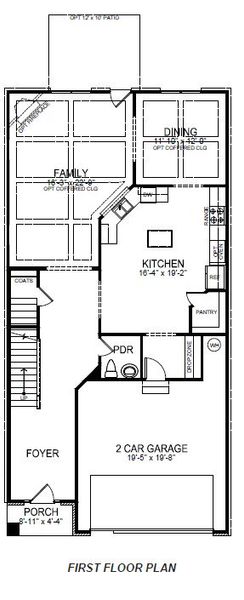 2D floor plan layout for the DORSET by D.R. Horton in Sycamore Cove, Woodruff, SC (Image 3). 2D floor plan layout for the DORSET by D.R. Horton in Sycamore Cove, Woodruff, SC (Image 3).