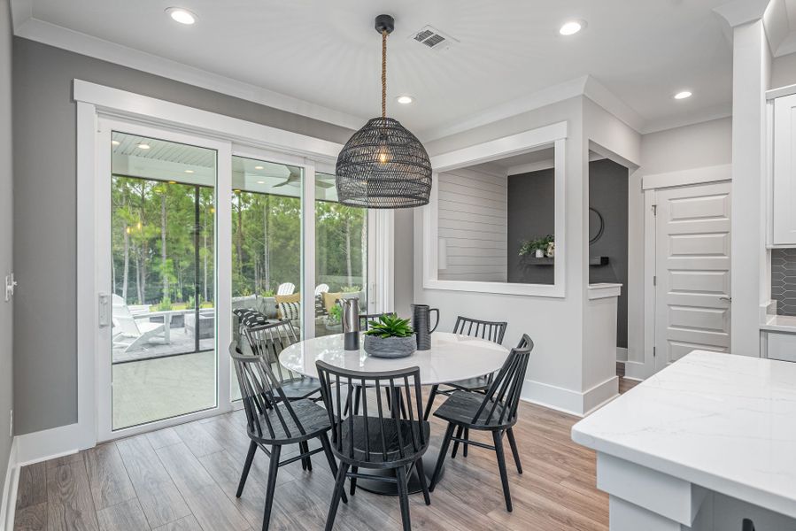 Cafe with nearby planning center