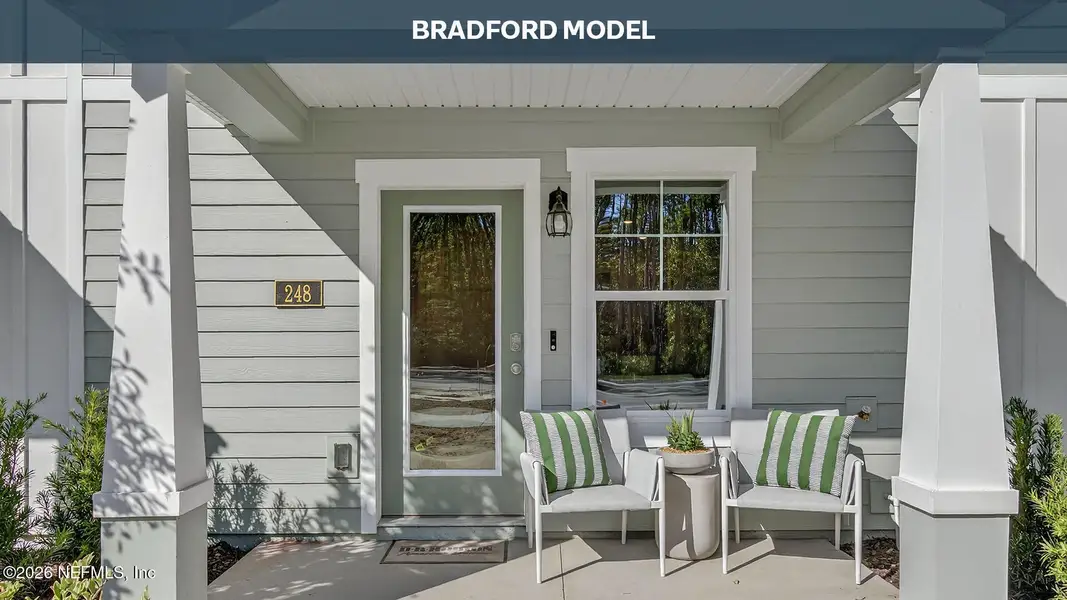 Exterior details and patio area of a home in Liberty Cove, Yulee (Image 2).