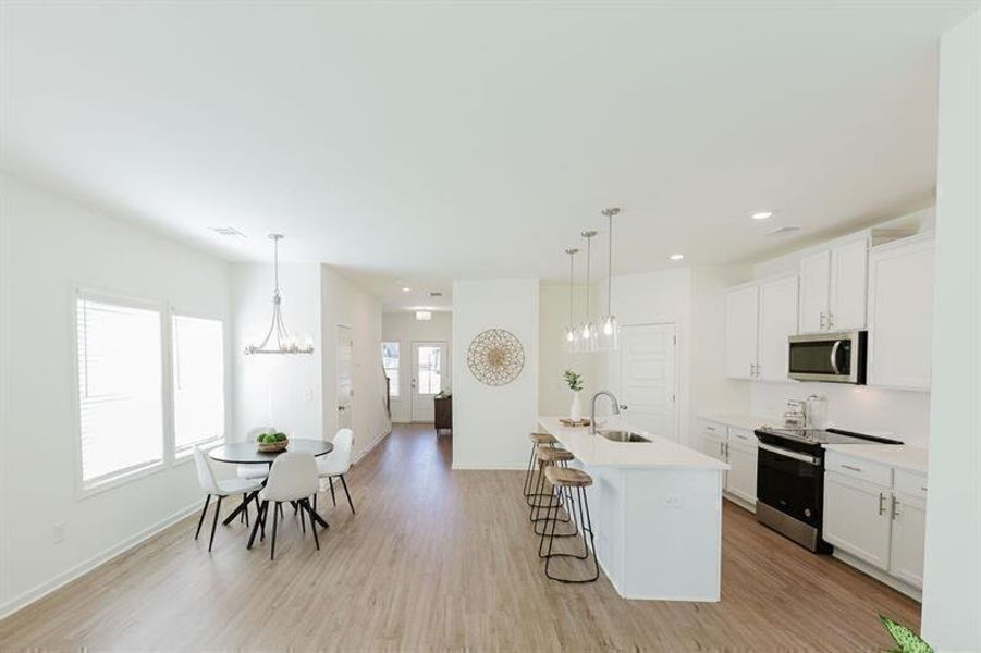 Furnished interior view inside a new home in , Dawsonville (Image 8).