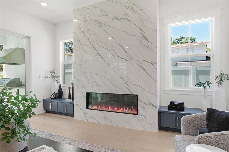 Furnished interior view inside a new home in , Tampa (Image 10).