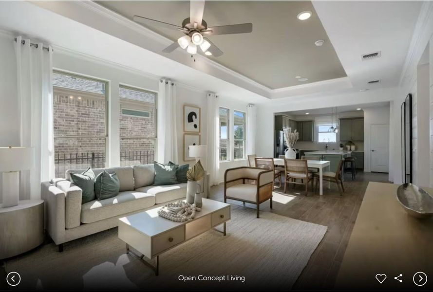 Interior photos- Photo of Del Webb model home with same floor plan, not of actual home listed.