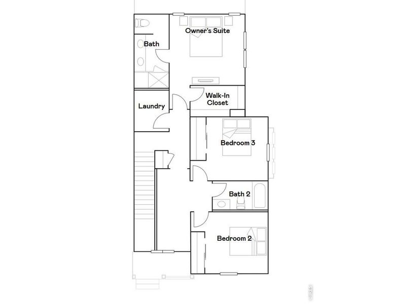 2D floor plan layout of this home in Timber Lark, Fort Collins, CO (Image 3). 2D floor plan layout of this home in Timber Lark, Fort Collins, CO (Image 3).