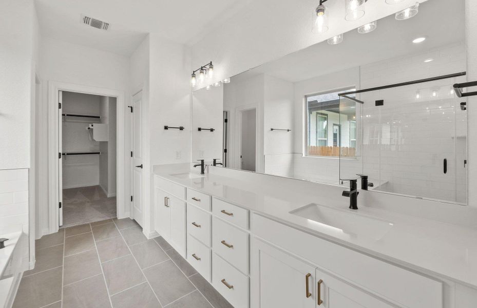 Furnished interior view inside a new home in Saddleback at Santa Rita Ranch, Liberty Hill (Image 10). Furnished interior view inside a new home in Saddleback at Santa Rita Ranch, Liberty Hill (Image 10).