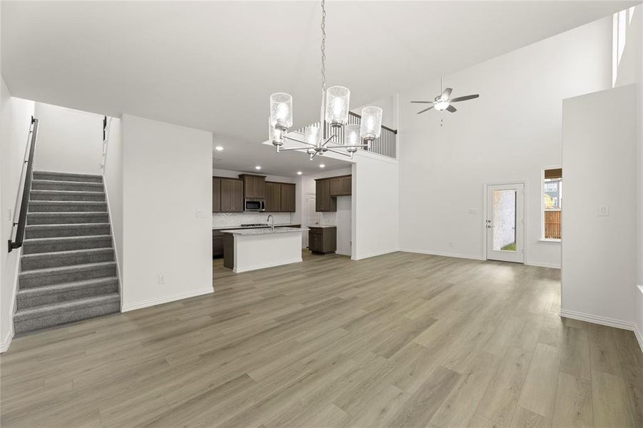 Furnished interior view inside a new home in Edgewater, Fate (Image 9). Furnished interior view inside a new home in Edgewater, Fate (Image 9).