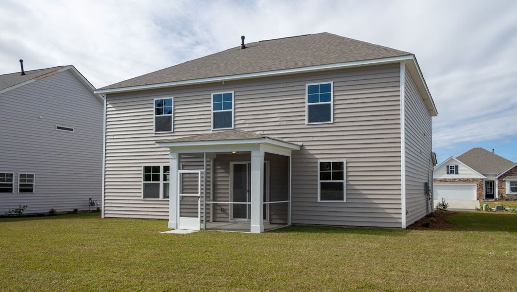 Exterior details and patio area of a home in Chapman Village, Conway (Image 3).