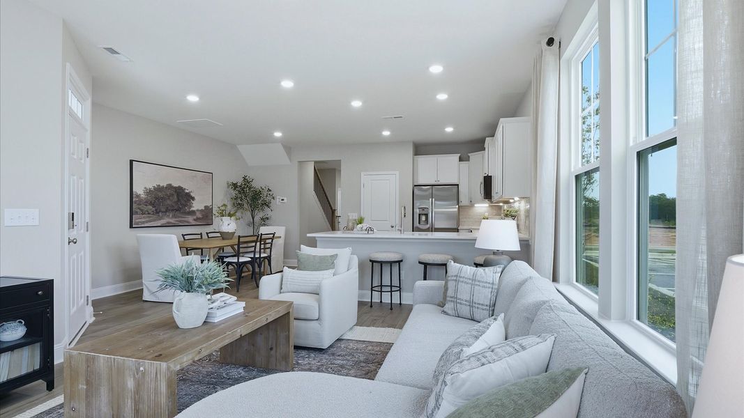 Representative furnished interior of a home built from the Winchester by DRB Homes in Mason Grove, Franklinton (Image 24).