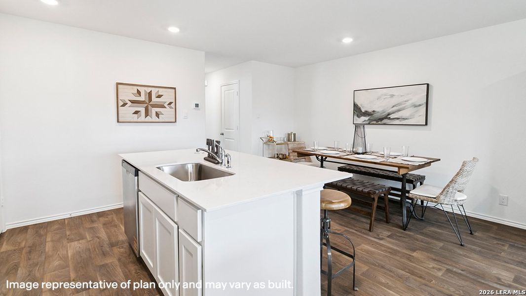 Furnished interior view inside a new home in Sonora, San Antonio (Image 9).