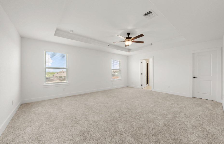 Spacious, unfurnished interior of a new home in Crosswinds, Kyle (Image 24). Spacious, unfurnished interior of a new home in Crosswinds, Kyle (Image 24).