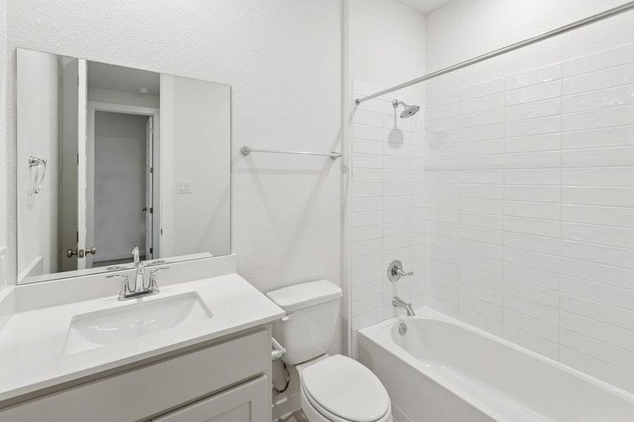 Furnished interior view inside a new home in University Heights, Round Rock (Image 7). Furnished interior view inside a new home in University Heights, Round Rock (Image 7).